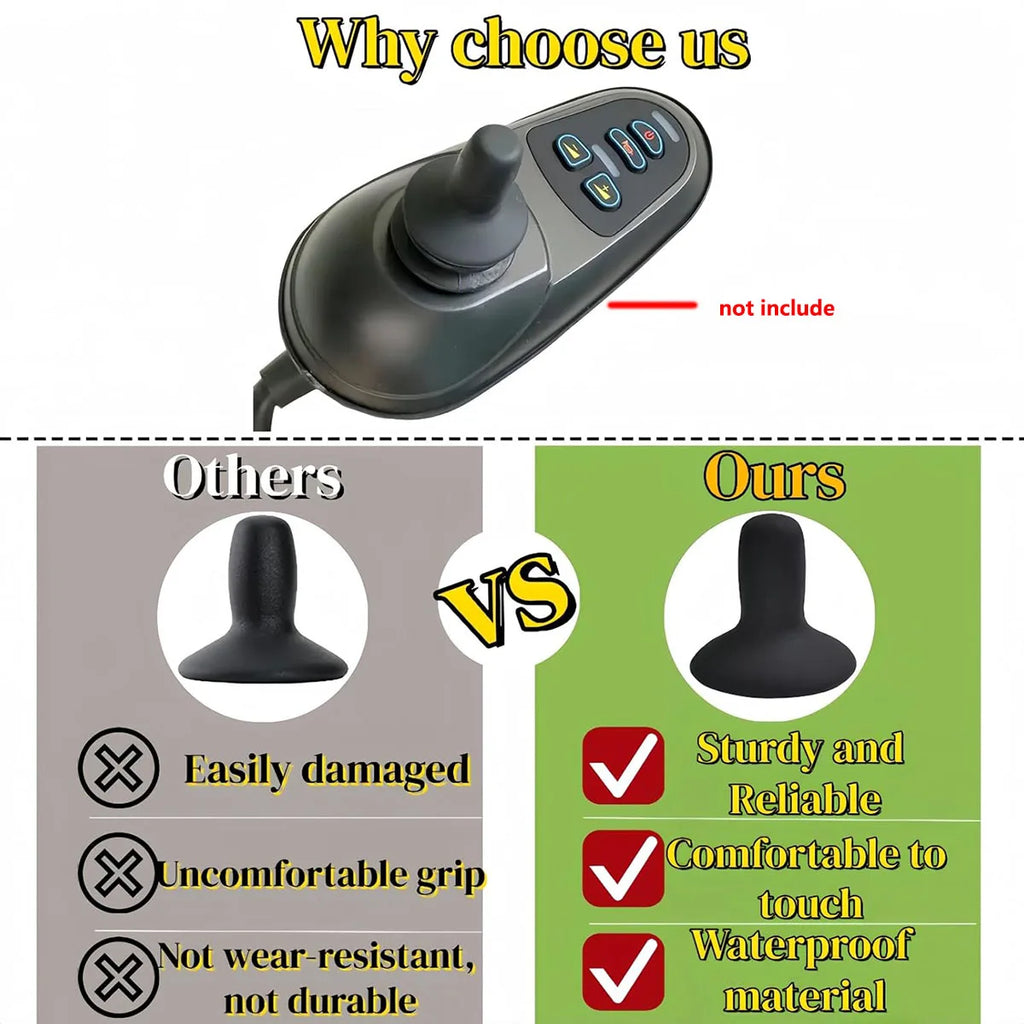 Jet Rubber Joystick Buttons For Electric Wheelchairs Repair Kit Fits Hoveround - MobilityBuy.com 
