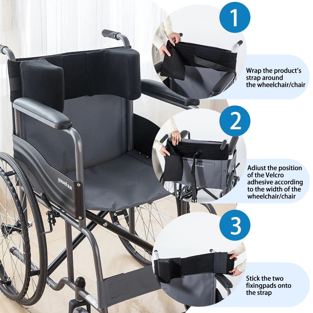 Wheelchair Side Support Pad Adjustable Lateral Foam Wedge For Elderly - MobilityBuy.com 