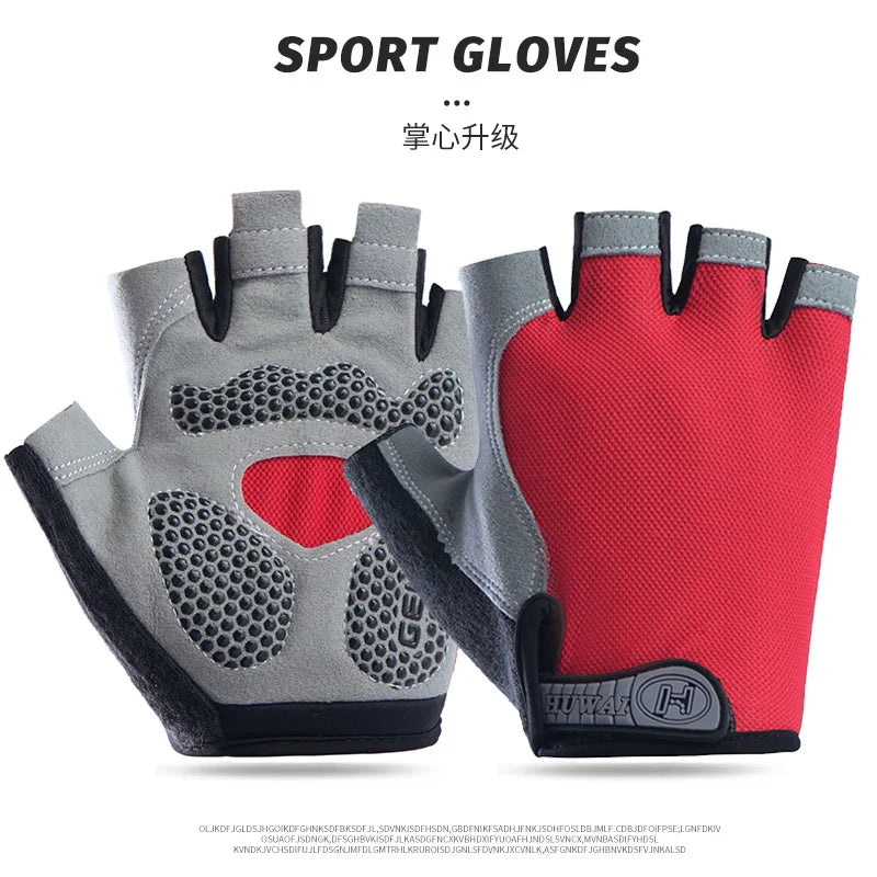 Pushing Gloves for Wheelchair, Cycling, Gym Fingerless Gloves