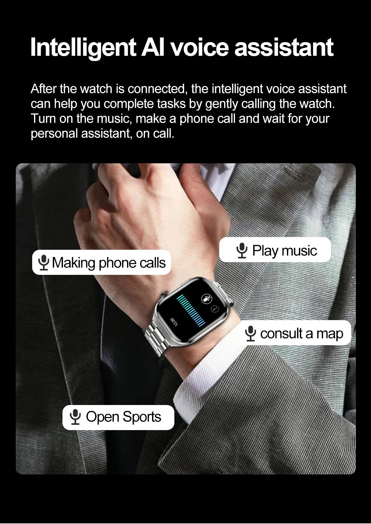 2025 New Micro Physical Examination Smart Watch - Health Stats, Bluetooth Call - MobilityBuy.com