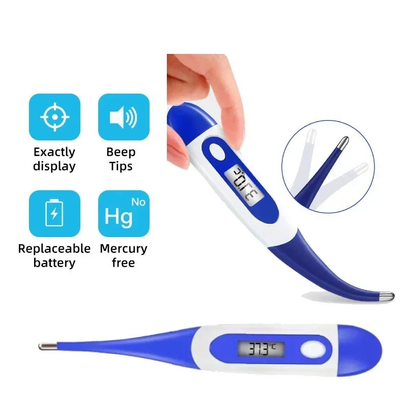Pulse Oximeter Finger Clip And Digital Thermometer For Adults And Children - MobilityBuy.com 