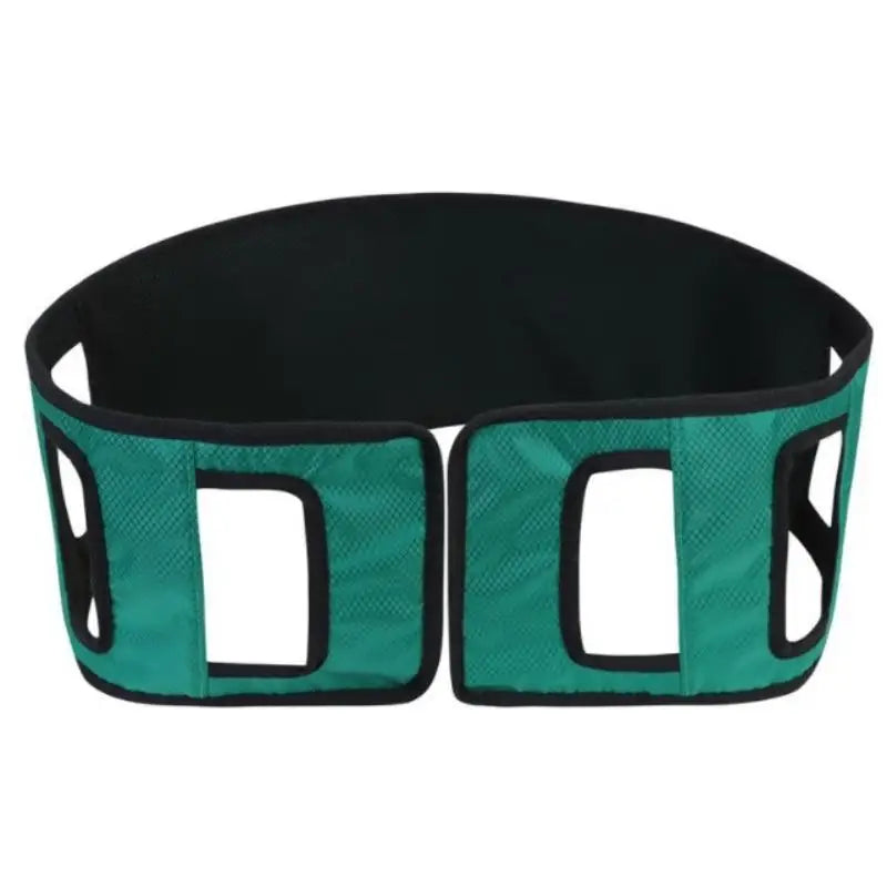 Elderly patient transfer sling by MobilityBuy, featuring durable fabric and handles for safe mobility assistance.