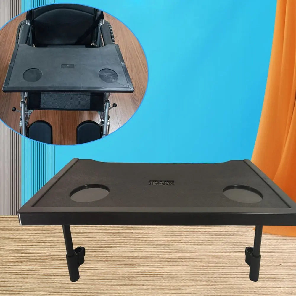 Lightweight Detachable Wheelchair Tray Table Easy To Install Waterproof - MobilityBuy.com 