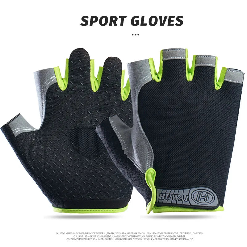 Pushing Gloves for Wheelchair, Cycling, Gym Fingerless Gloves