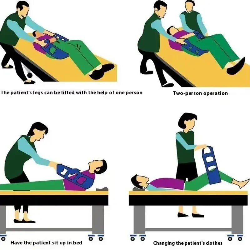 Elderly mobile belt patient transfer sling by MobilityBuy, featuring strong straps and supportive design for safe transfers.
