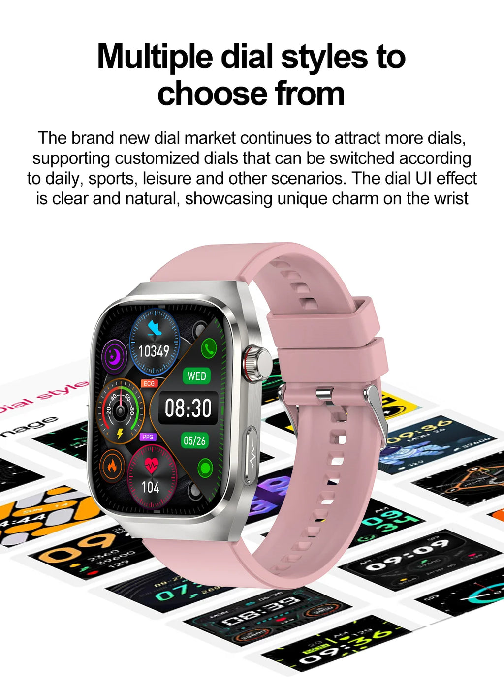 2025 New Micro Physical Examination Smart Watch - Health Stats, Bluetooth Call - MobilityBuy.com