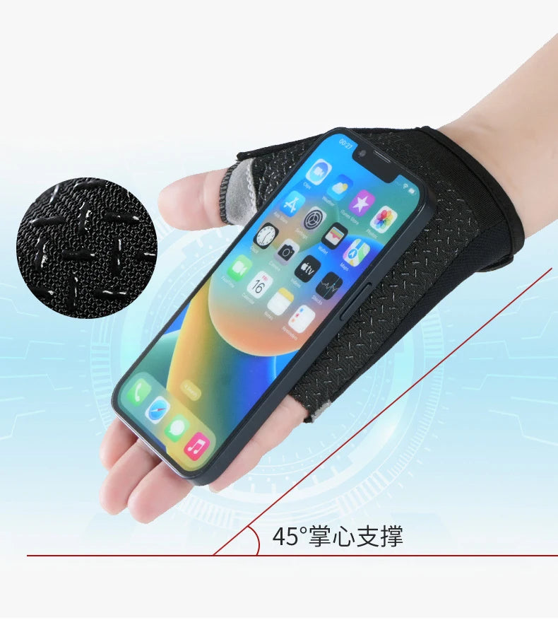 Pushing Gloves for Wheelchair, Cycling, Gym Fingerless Gloves