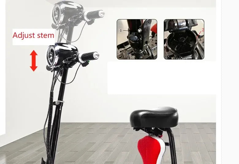 Foldable Electric Scooter Dual Motor Four Wheel For Elderly And Disabled - MobilityBuy.com 