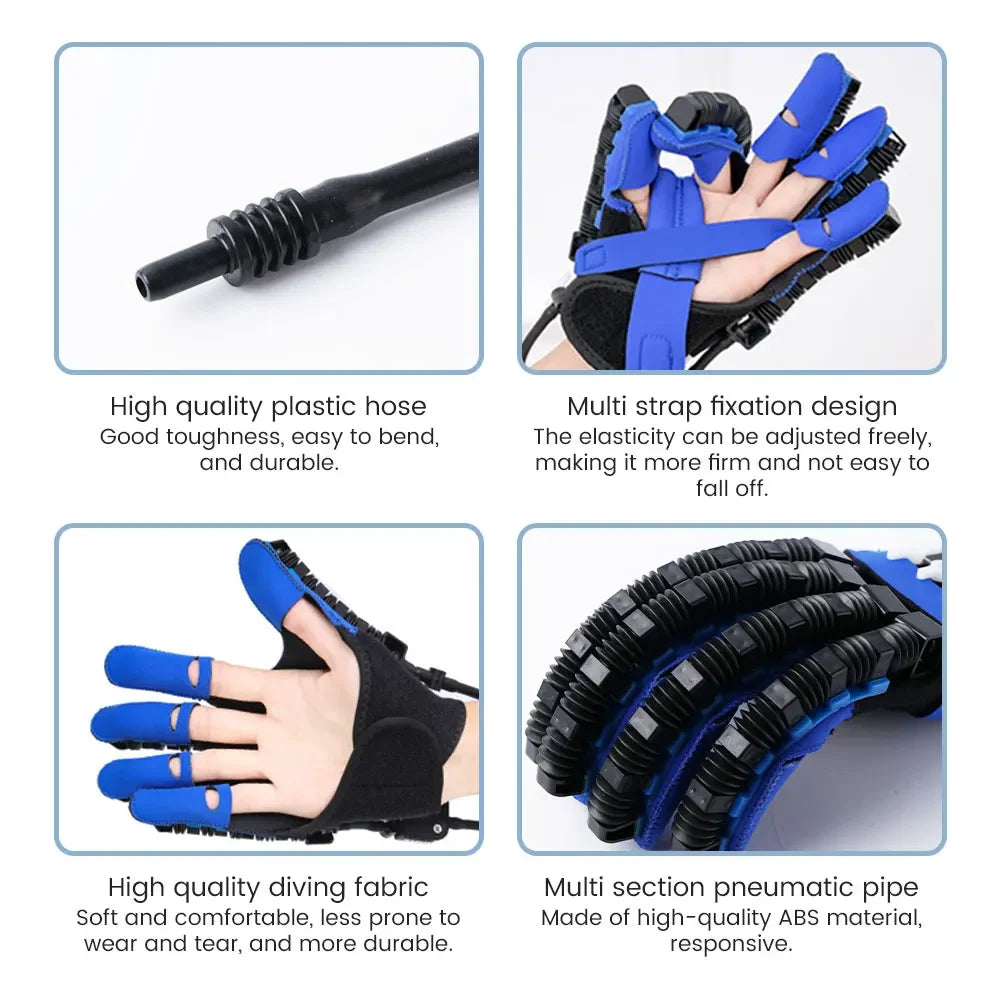 Left and right hand finger rehabilitation exerciser robot gloves for hand training by Aliexpress.