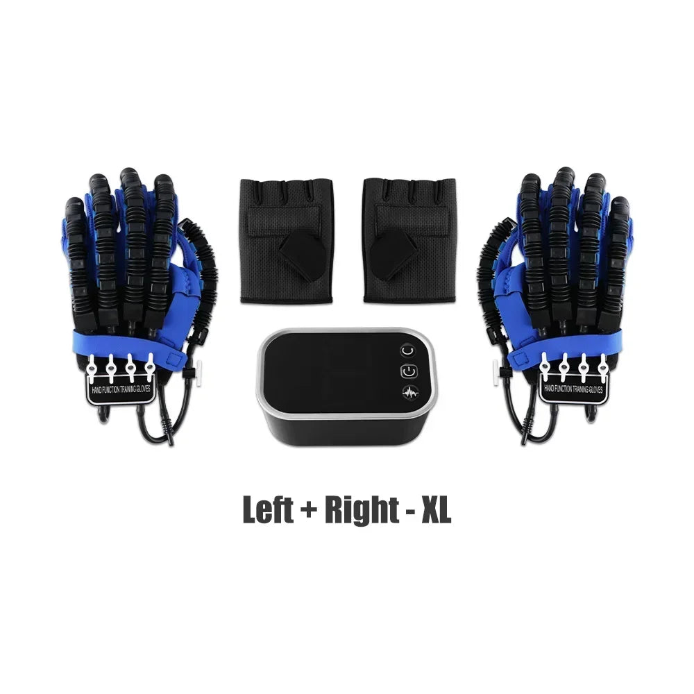 Left and right hand finger rehabilitation exerciser robot gloves for hand training by Aliexpress.