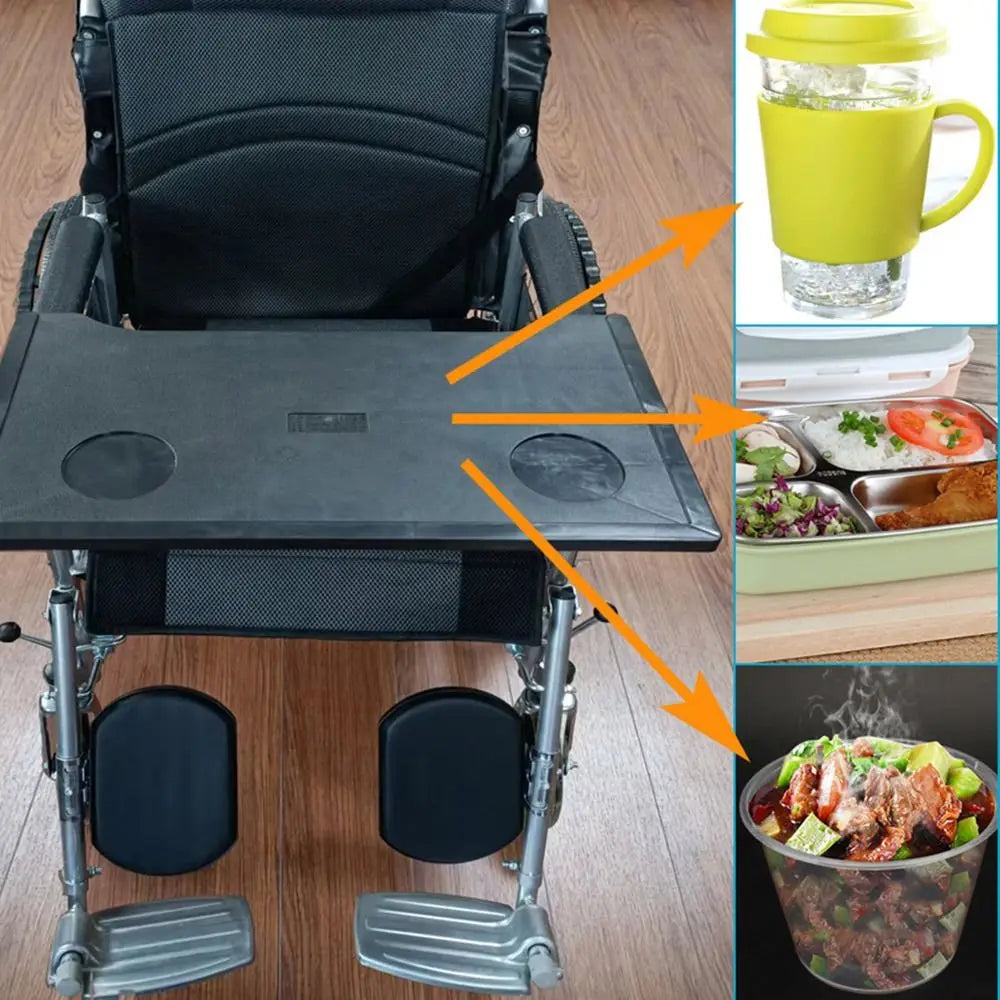Lightweight Detachable Wheelchair Tray Table Easy To Install Waterproof - MobilityBuy.com 