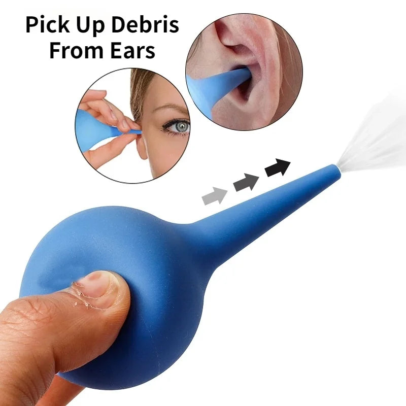 Ear wax removal irrigation kit by MobilityBuy, featuring a syringe and flexible nozzle for effective ear cleaning.