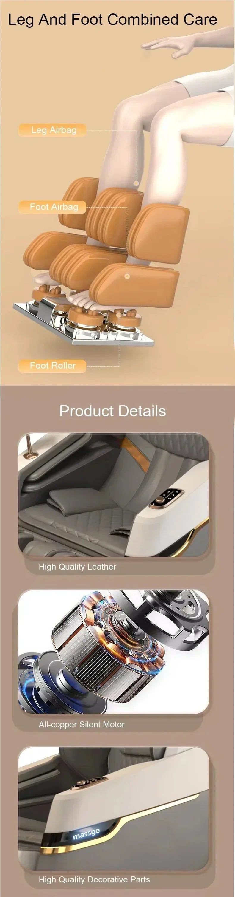 Full Bosy Airbag Massage Chair Zero Gravity Recliner, 3-Year Wareenty - MobilityBuy.com