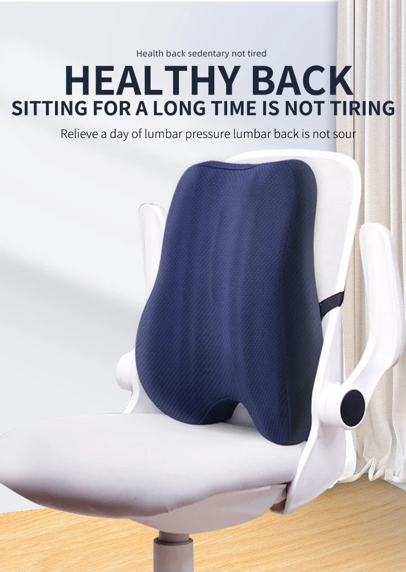 Orthopaedic Seat and Back Cushion Set- Lumbar Support - MobilityBuy.com 
