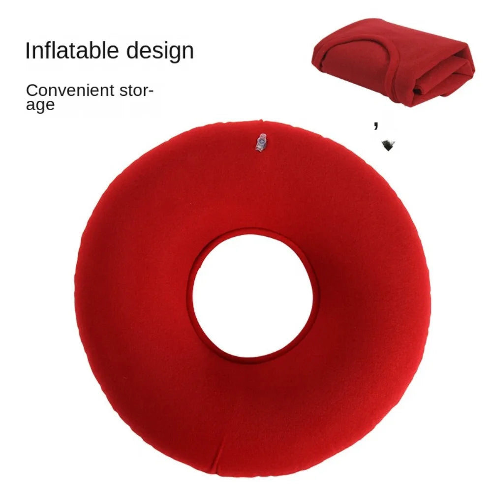 Postpartum Piles Ring Cushion Donut Pillow Vinyl Rubber Seat - MobilityBuy.com 