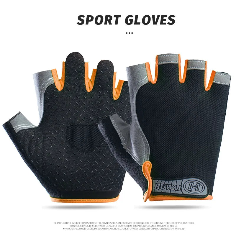 Pushing Gloves for Wheelchair, Cycling, Gym Fingerless Gloves