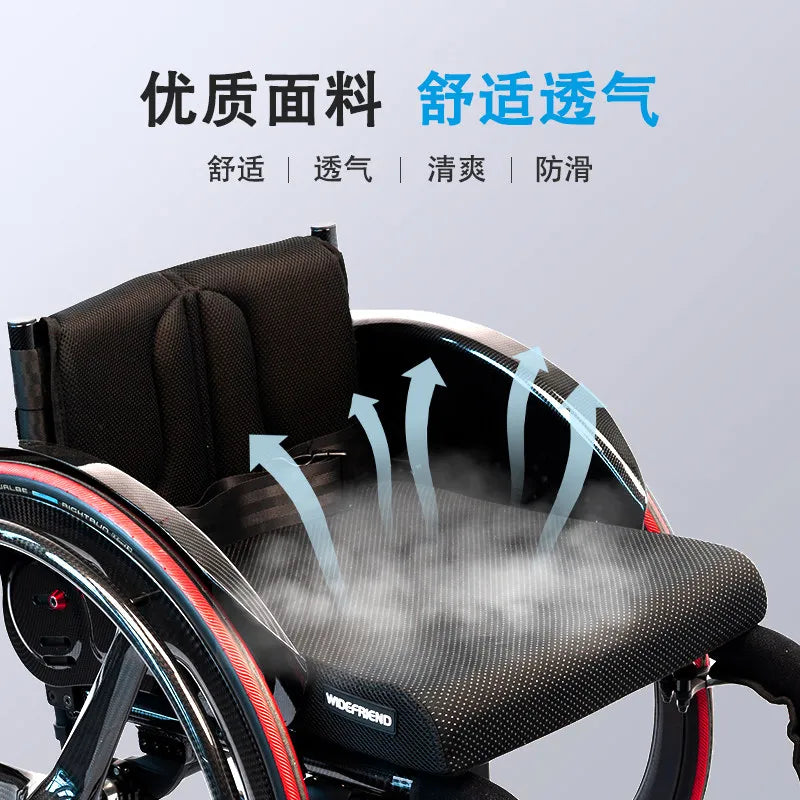 Lightweight Folding Sports Wheelchair 5803 for Adults and Seniors Colorful - MobilityBuy.com 