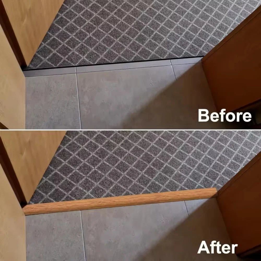 PVC Floor Transition Strip 1m 7cm By 2cm Door Threshold Ramp Edge Trim - MobilityBuy.com 