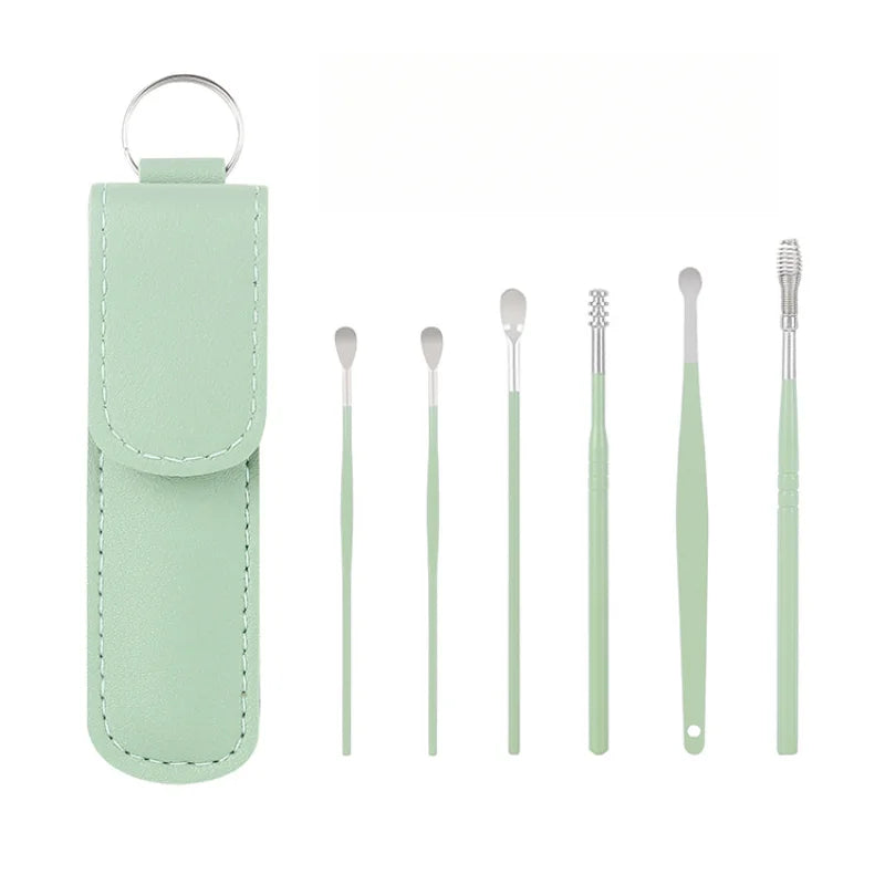 Effective earwax cleaning tool set with various wax removal tools for safe and easy ear hygiene.
