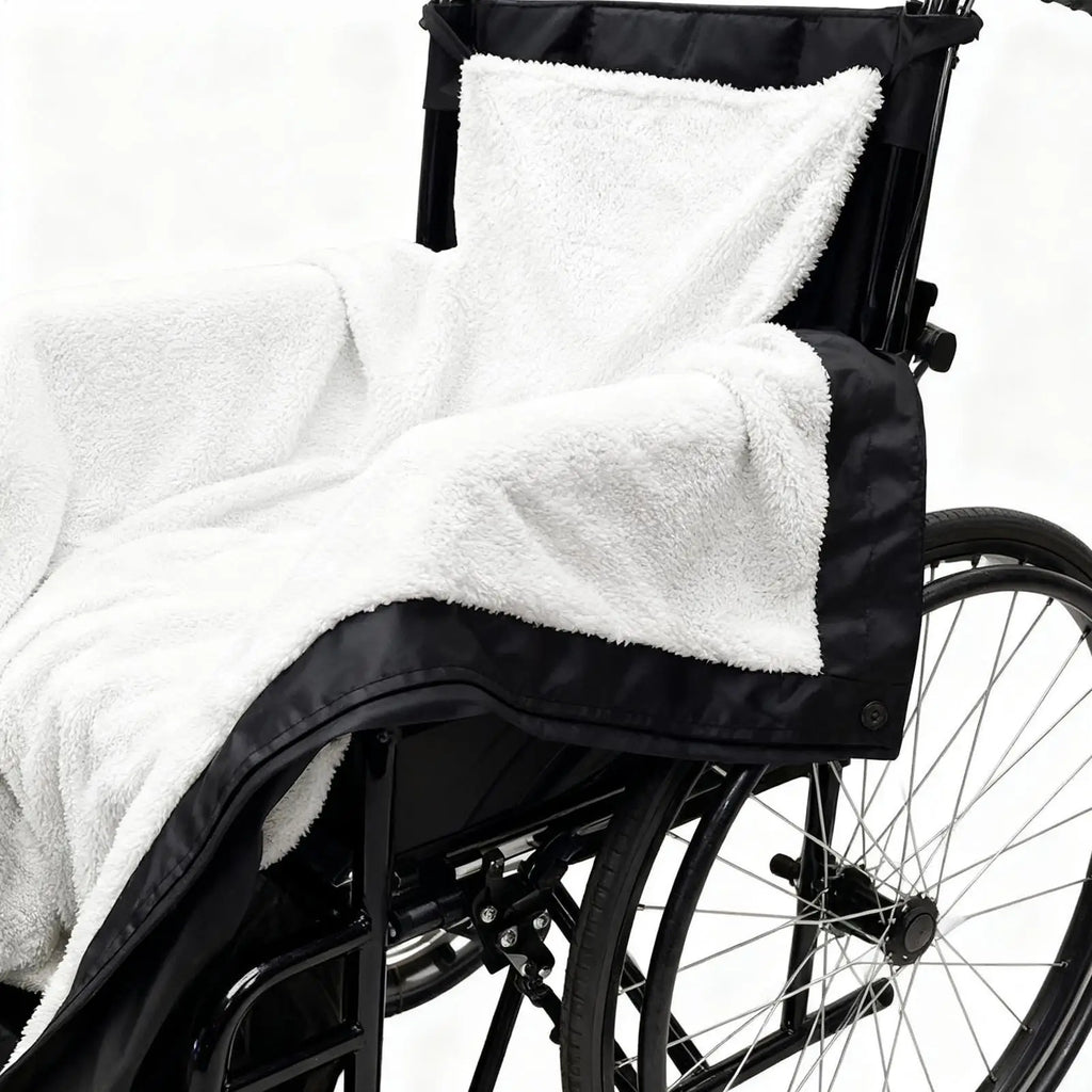 Wheelchair Blanket Waterproof Fleece Lined Lower Body Recliner Cover - MobilityBuy.com