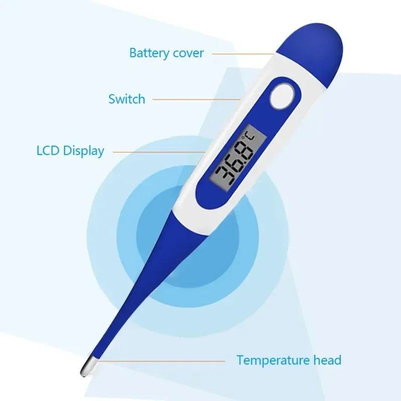 Pulse Oximeter Finger Clip And Digital Thermometer For Adults And Children - MobilityBuy.com 