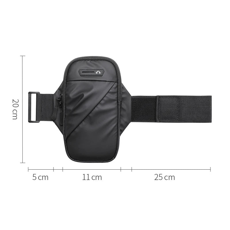 Lightweight Aliexpress zipper wallet pouch for phone, keys, and cards, featuring a wrist strap and compact design.