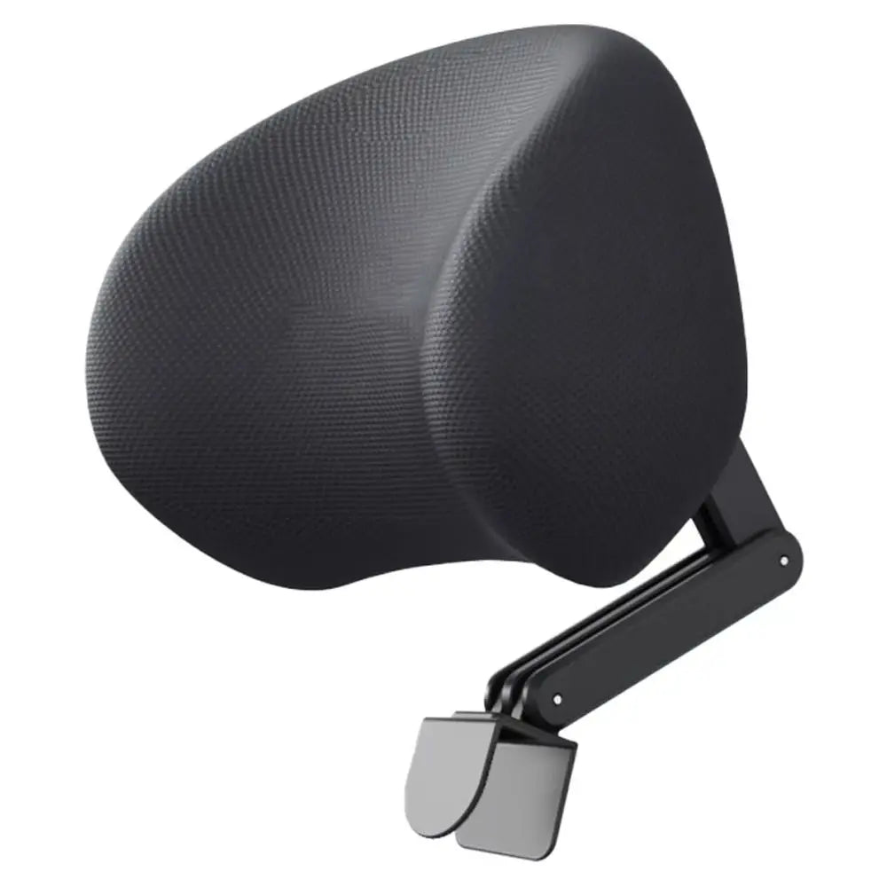 Attachable Chair Headrest Cushion Ergonomic Adjustable Neck Support Pillow Black - MobilityBuy.com 