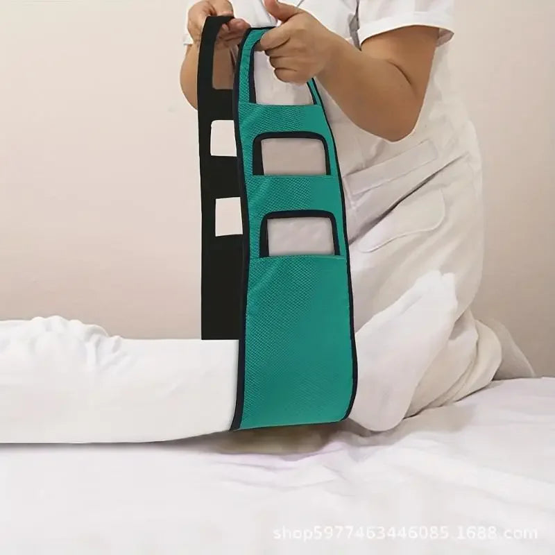 Elderly mobile belt patient transfer sling by MobilityBuy, featuring durable fabric and adjustable straps for secure transfers.
