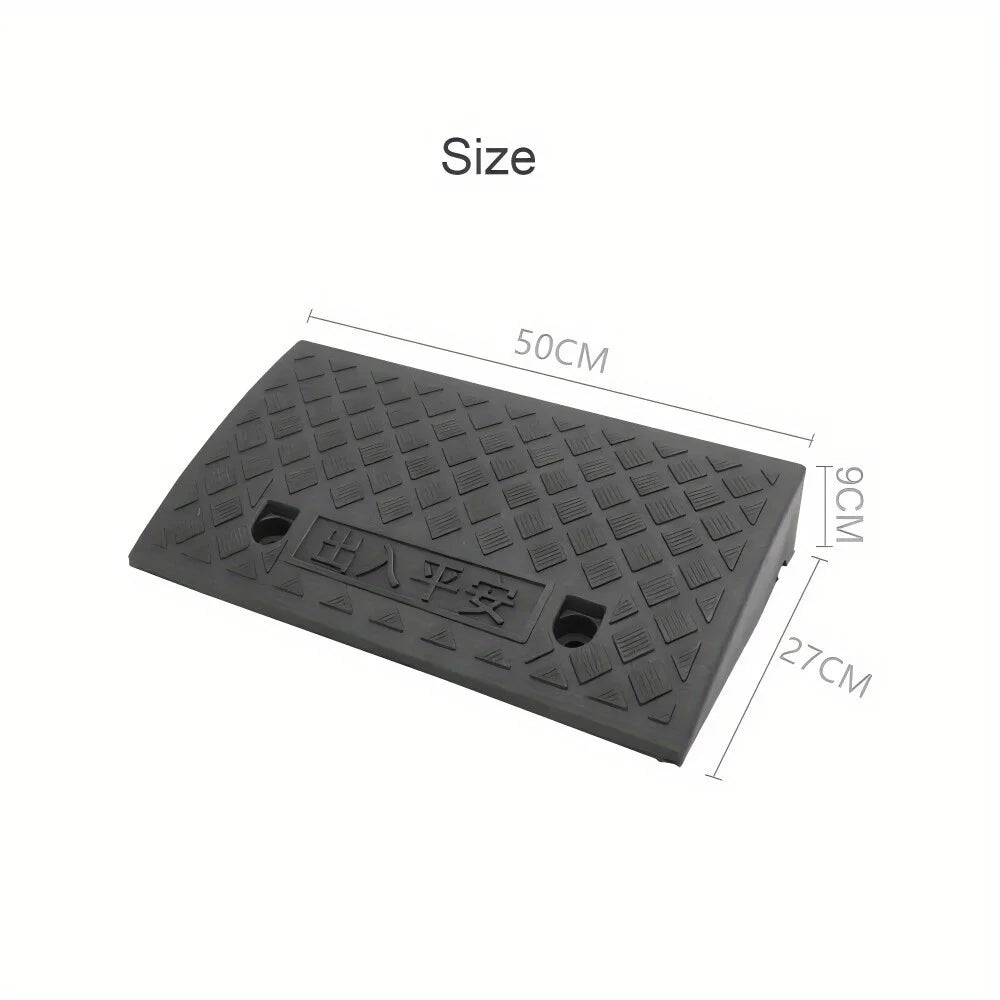 Two Pack Heavy Duty Portable Plastic Threshold Ramps 50x27x9 cm Non Slip - MobilityBuy.com 