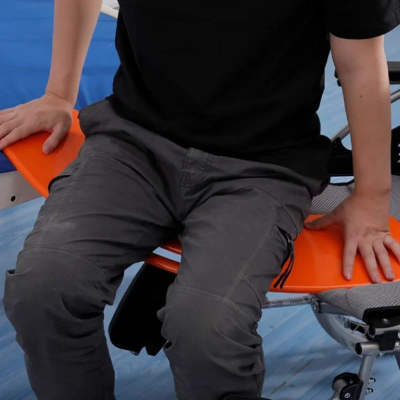 Non-slip transfer board for disabled care, featuring a smooth surface and sturdy design for safe patient transfers.