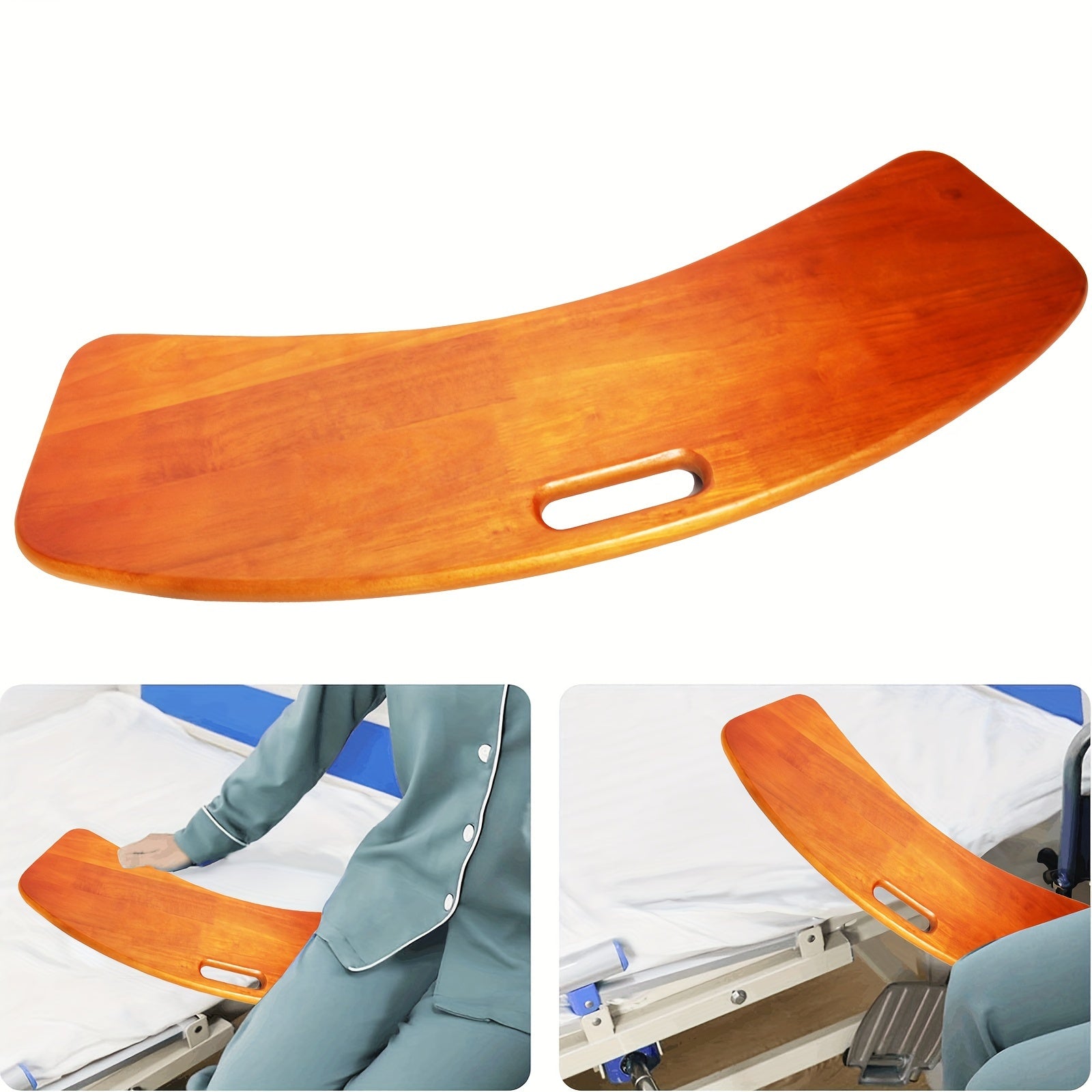 Slide Transfer Board, Wooden Slide  - Transferring Patient Patient Slide Board - MobilityBuy.com