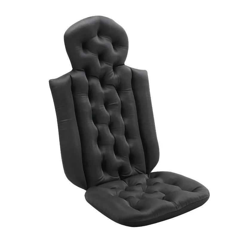 160 Suction Cups Bath Mat for Head and Neck Support with Laundry Bag Dark Gray51"x16"Bath Cushion Bathtub Pillow - MobilityBuy.com 