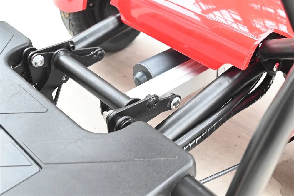 Automatic Folding Electric Scooter Dual Motor 4 Wheel 36V 500W Mobility Scooter - MobilityBuy.com 