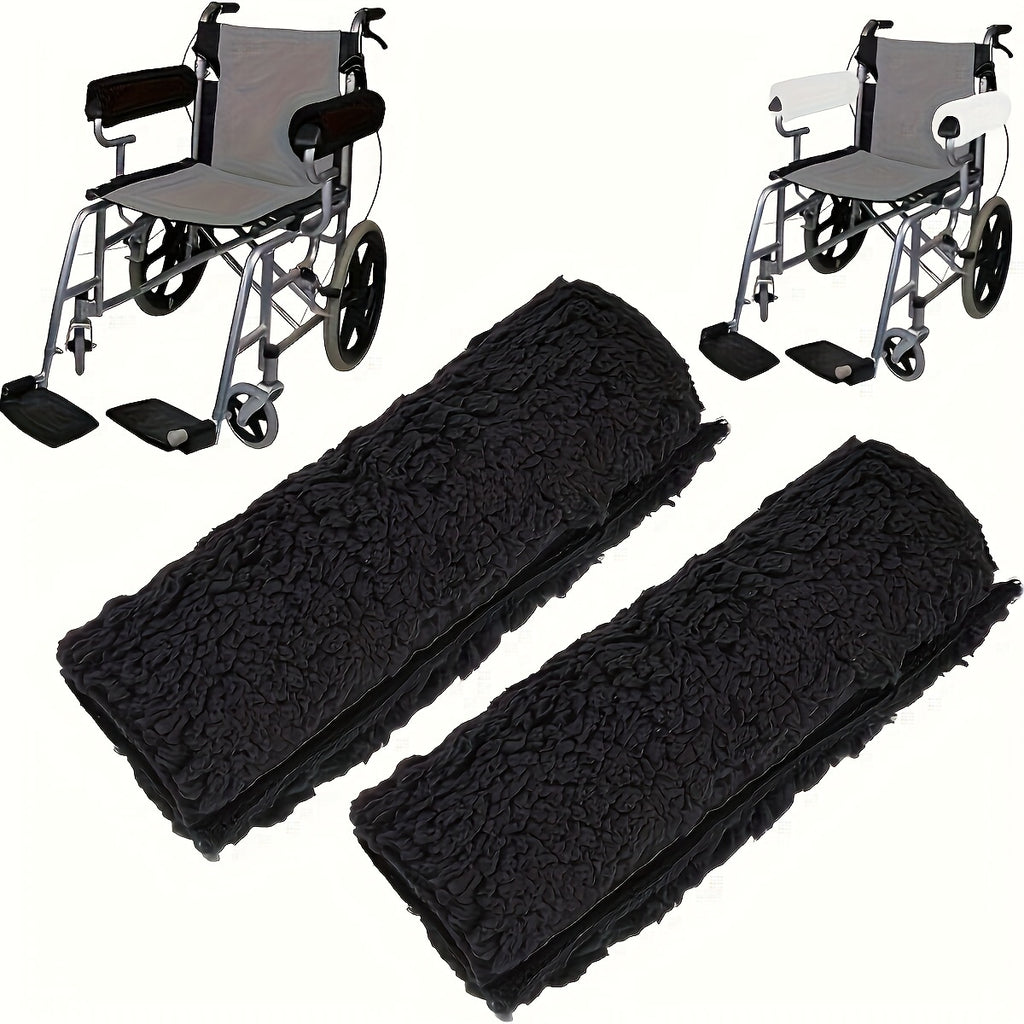 2-Pack Soft Wheelchair Armrest Covers Protective Pads wheelchair & Comfort - MobilityBuy.com