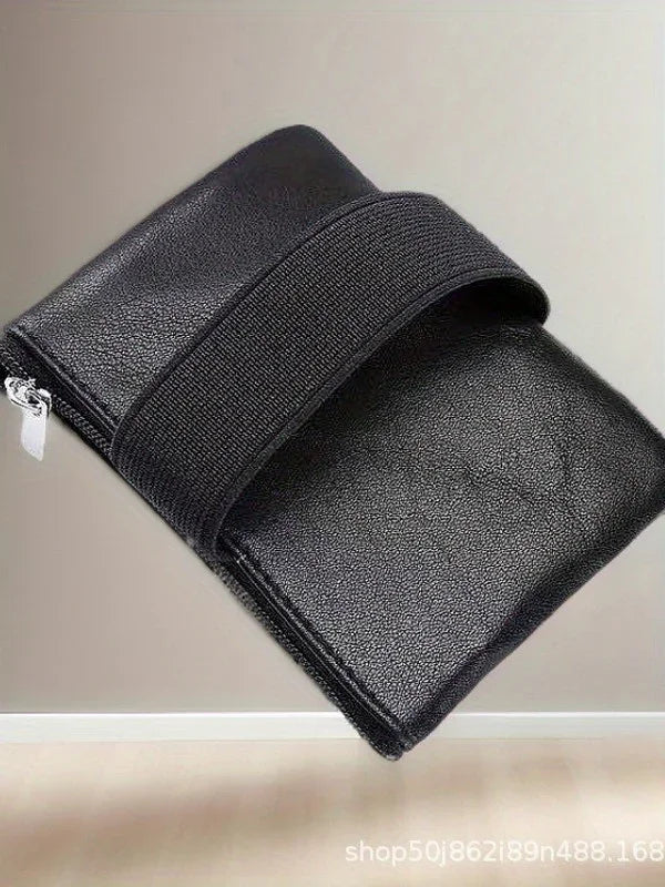Easy access wrist purse from MobilityBuy, featuring compartments for cards, cash, and keys, ideal for disability use.
