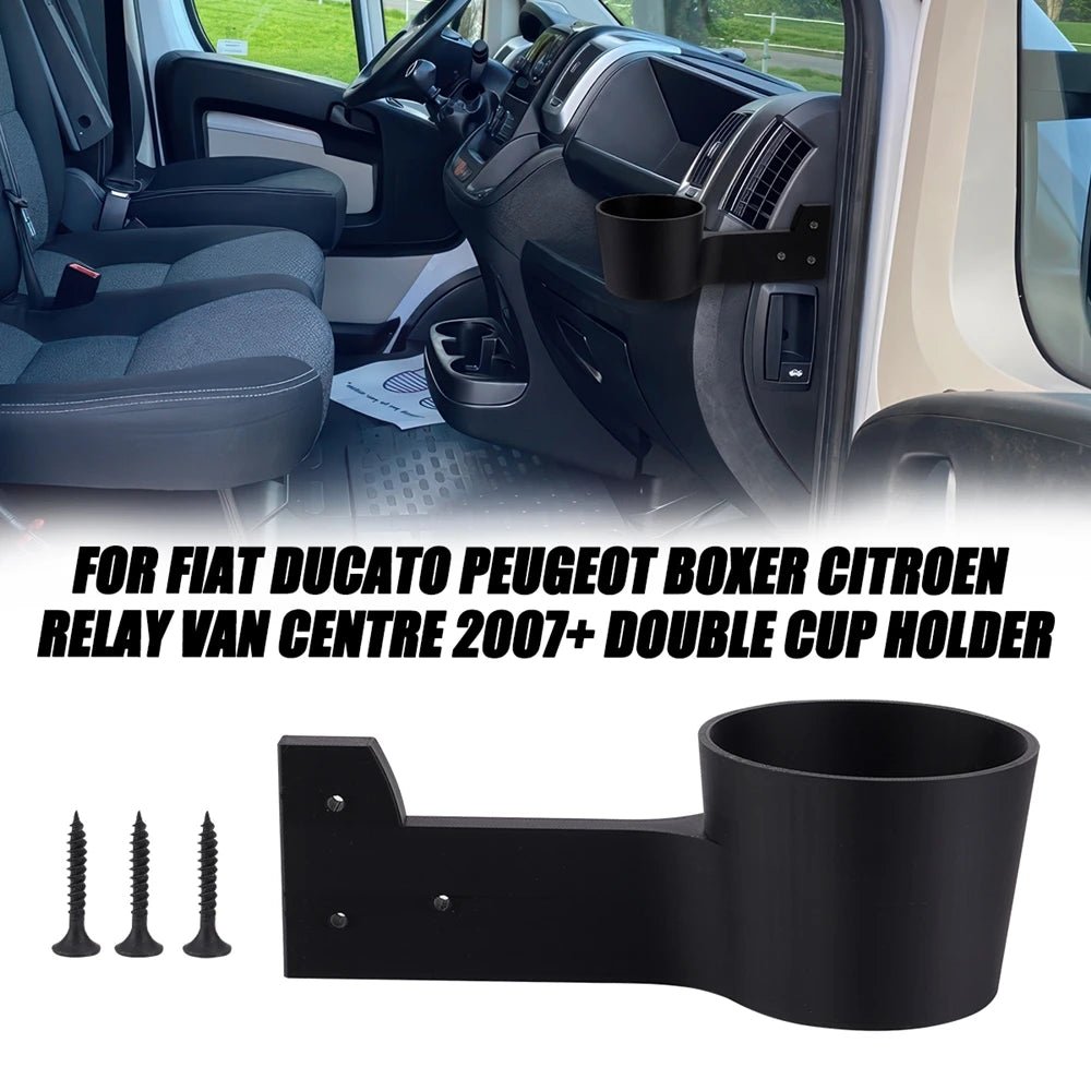 Cup Holder for Fiat Ducato Peugeot Boxer Citroen Relay 3D Printed Car - MobilityBuy.com 