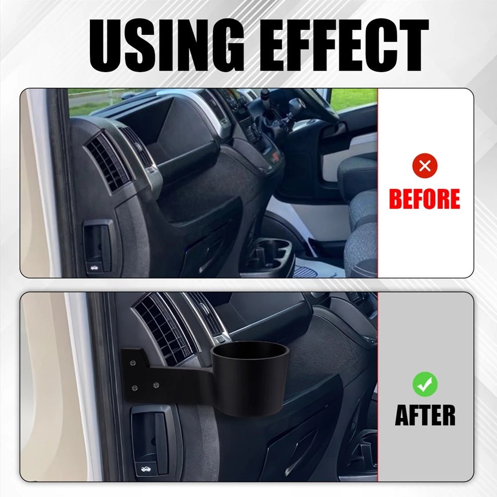Cup Holder for Fiat Ducato Peugeot Boxer Citroen Relay 3D Printed Car - MobilityBuy.com 