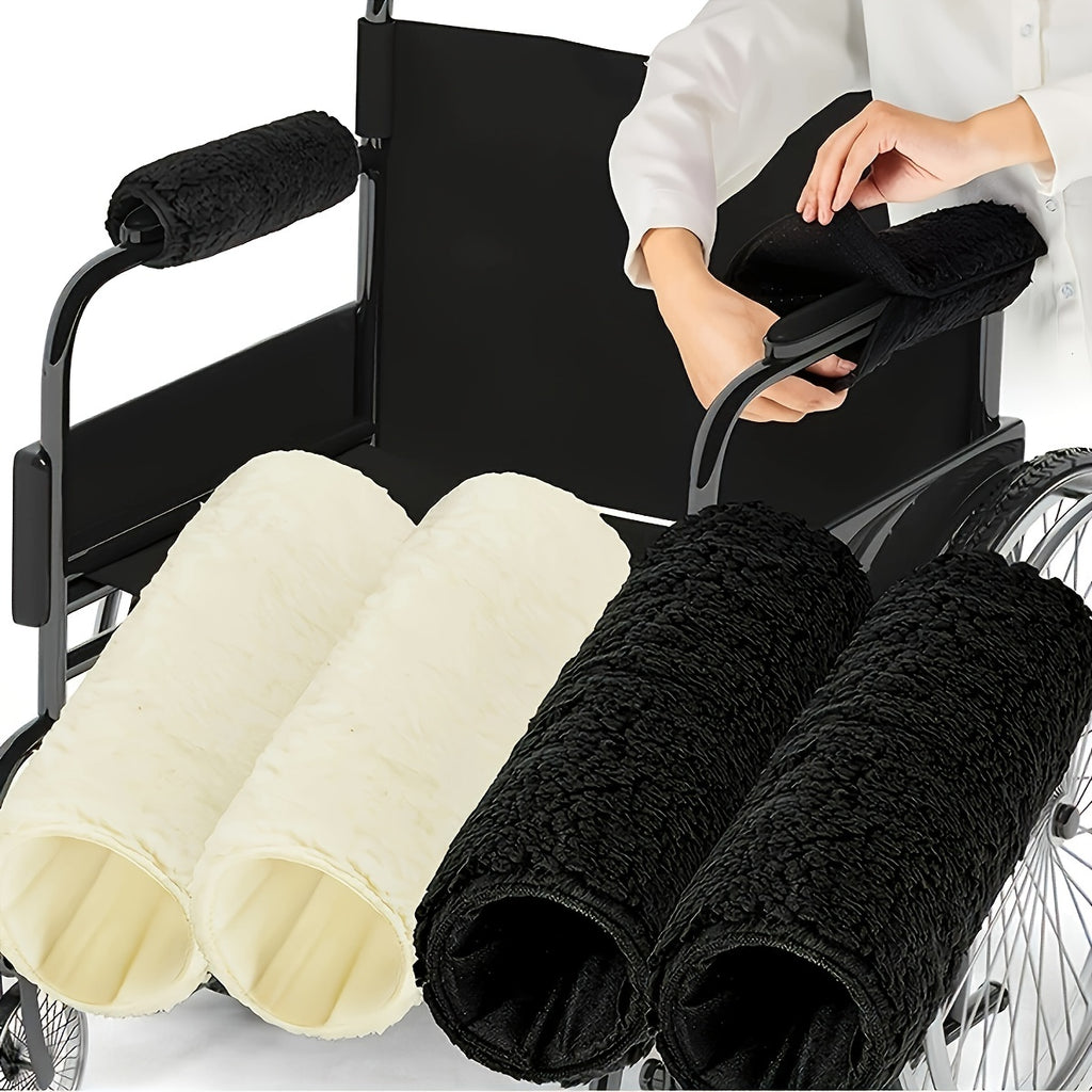 2-Pack Soft Wheelchair Armrest Covers Protective Pads wheelchair & Comfort - MobilityBuy.com