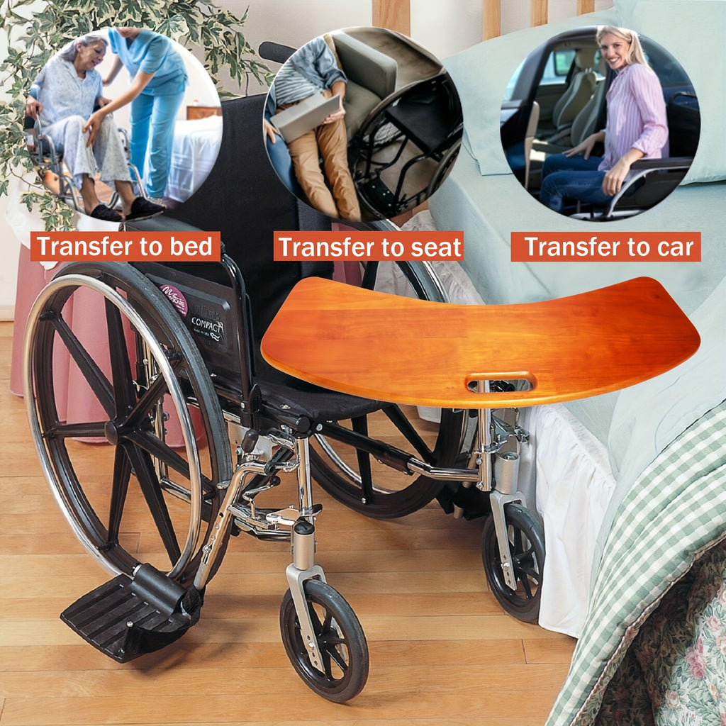 Slide Transfer Board, Wooden Slide  - Transferring Patient Patient Slide Board - MobilityBuy.com