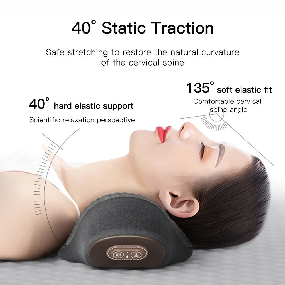 Electric Neck Massager Pillow Heating Vibration - MobilityBuy.com 