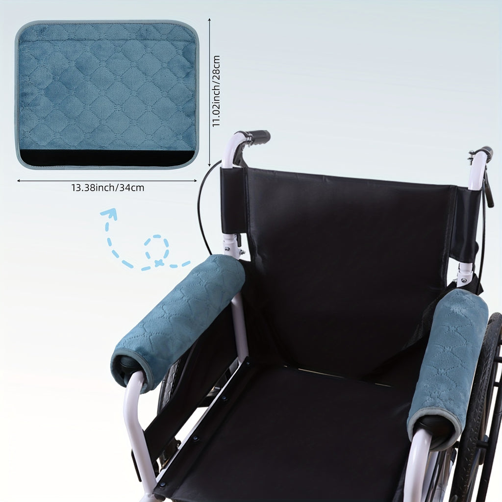 Wheelchair Armrest Pads - Soft, Comfortable, Machine Washable - MobilityBuy.com 