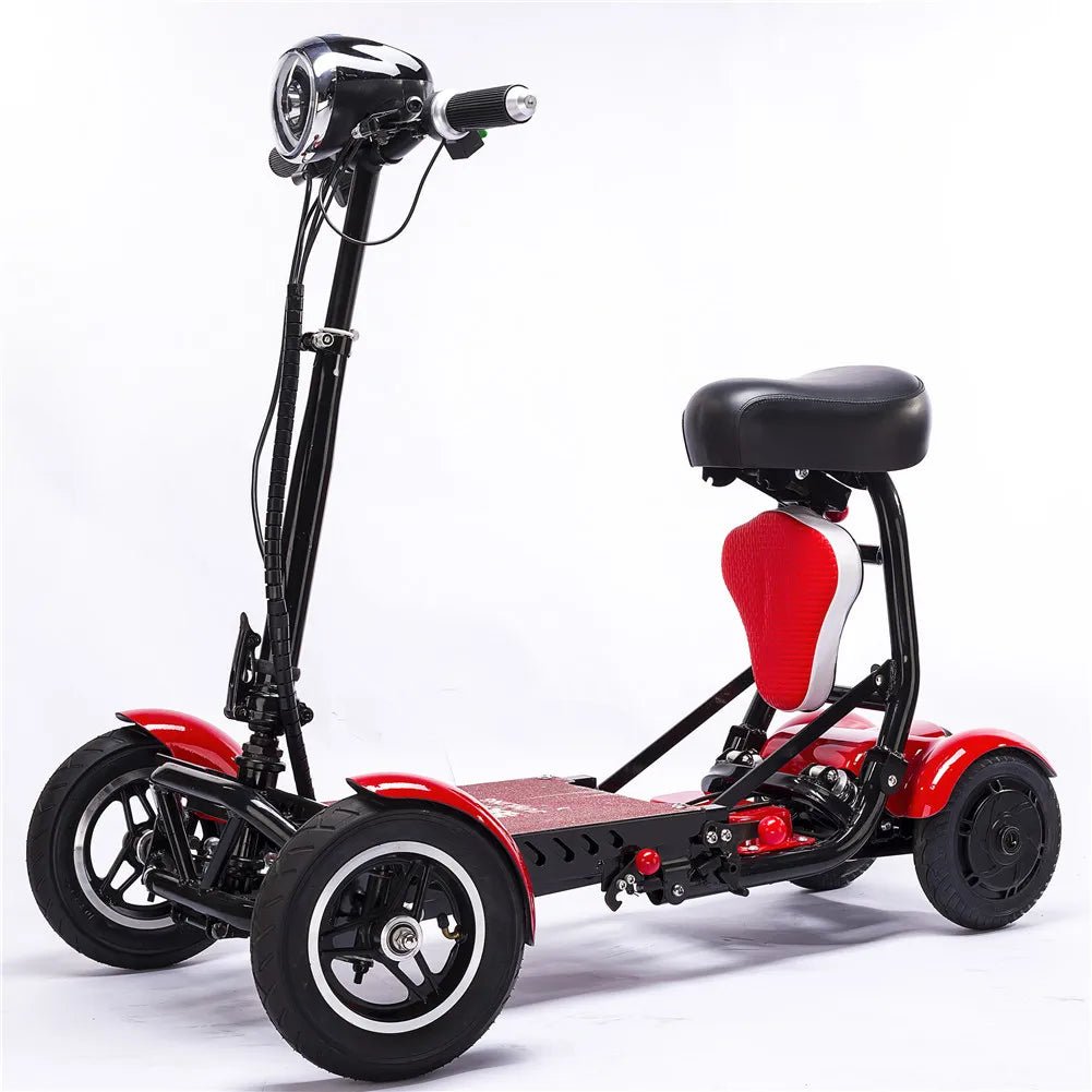 Foldable Electric Scooter Dual Motor Four Wheel For Elderly And Disabled - MobilityBuy.com 