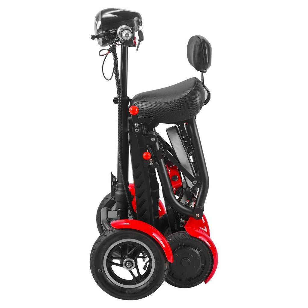 Foldable Electric Scooter Dual Motor Four Wheel For Elderly And Disabled - MobilityBuy.com 