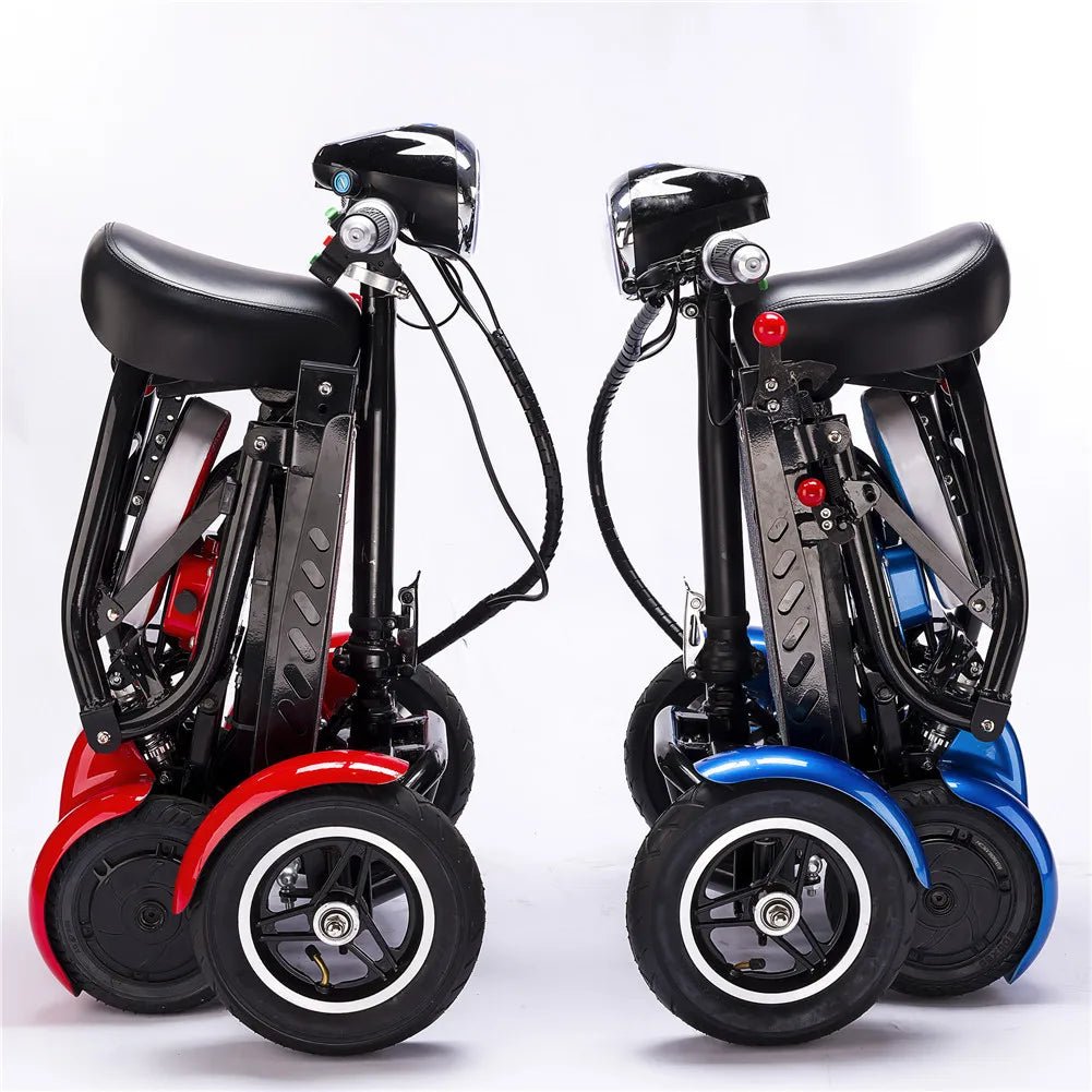 Foldable Electric Scooter Dual Motor Four Wheel For Elderly And Disabled - MobilityBuy.com 