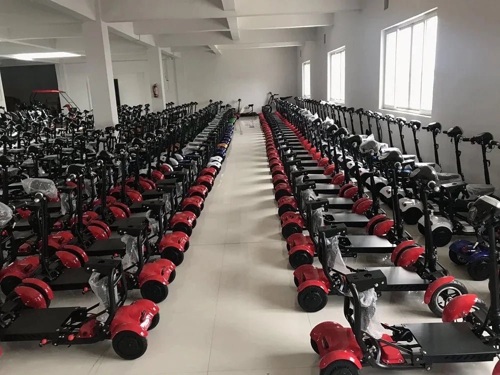 Foldable Electric Scooter Dual Motor Four Wheel For Elderly And Disabled - MobilityBuy.com 