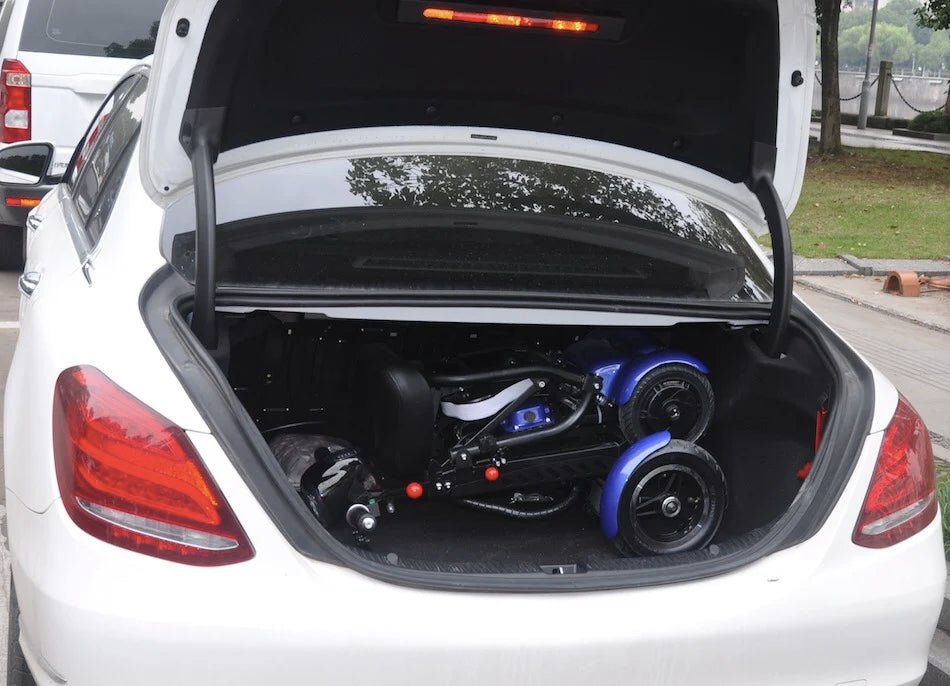 Foldable Electric Scooter Dual Motor Four Wheel For Elderly And Disabled - MobilityBuy.com 