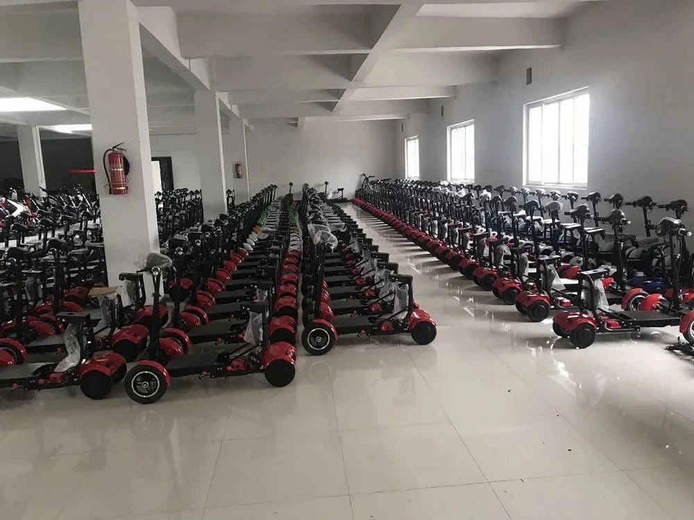 Foldable Electric Scooter Dual Motor Four Wheel For Elderly And Disabled - MobilityBuy.com 