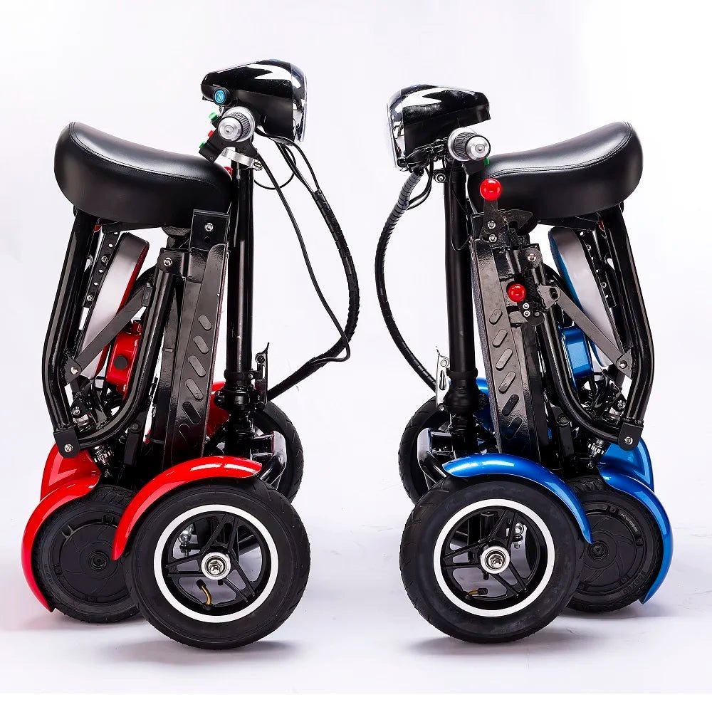 Foldable Electric Scooter Dual Motor Four Wheel For Elderly And Disabled - MobilityBuy.com 