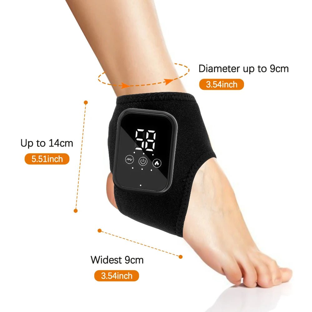 Heating Ankle Guard 3 Levels Vibratio Foot Massager - MobilityBuy.com 