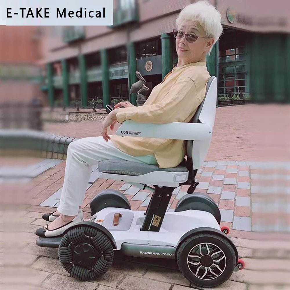 Luxury Electric folding wheelchair w Remote - MobilityBuy.com 